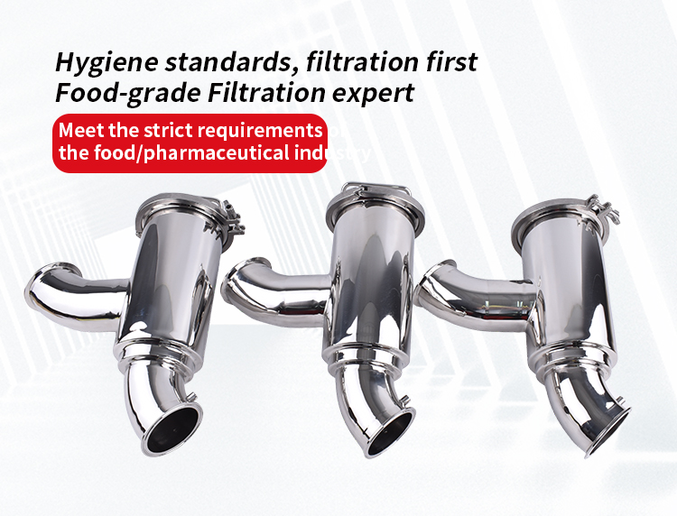 Stainless steel Y-type angled filter